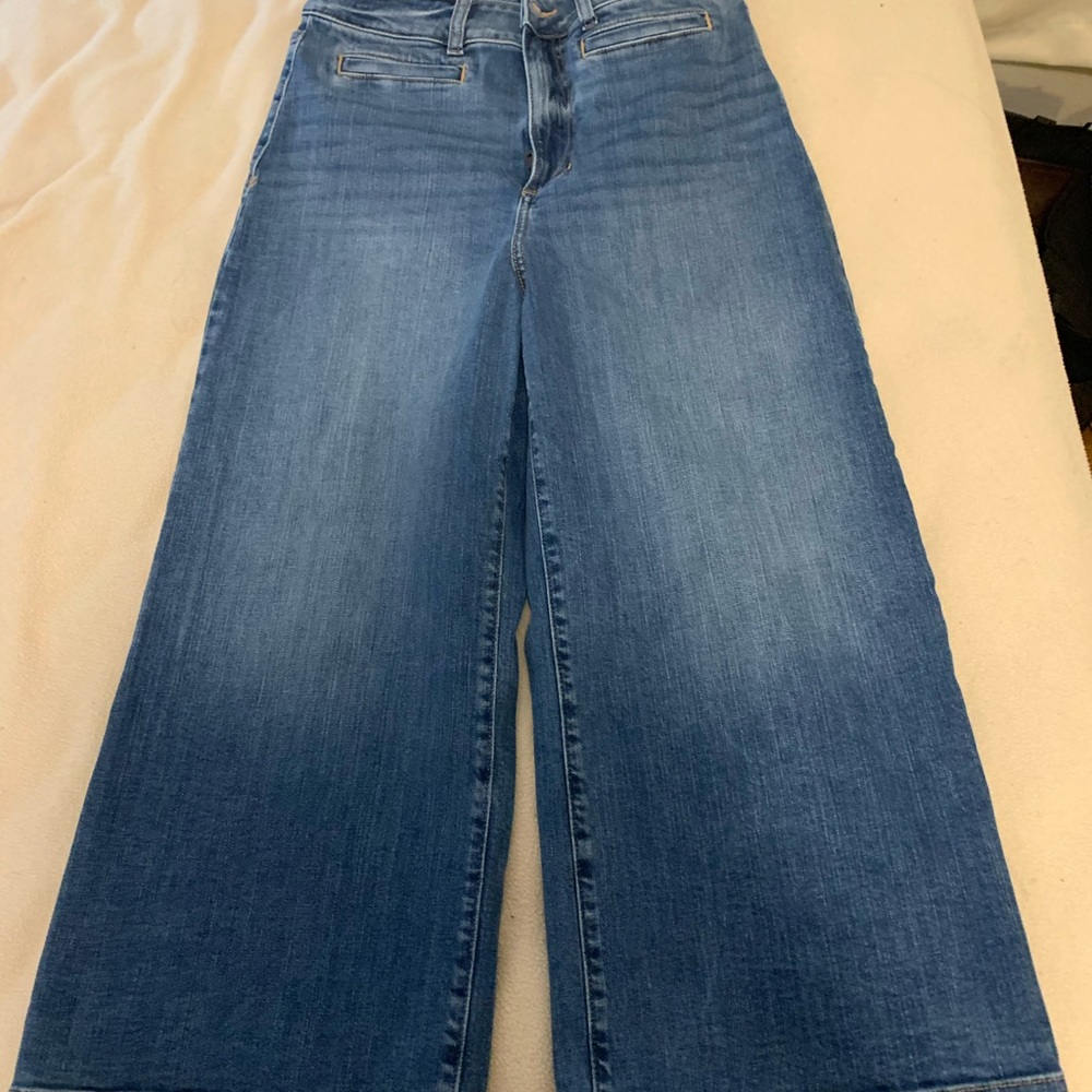 VENUS Blue Flare Wide Leg Jeans